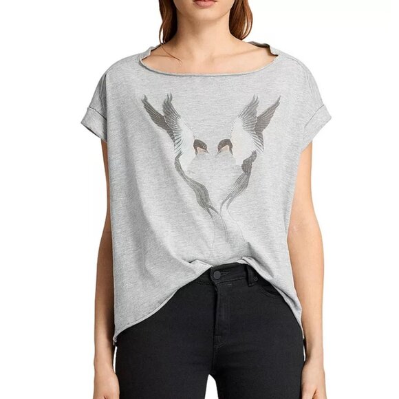 AllSaints Pina Shirt - Lovebirds - Oversized Shirt - Picture 10 of 10